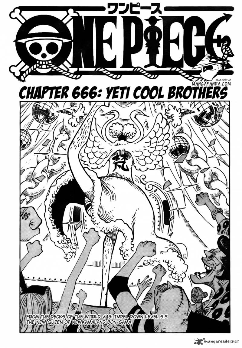One Piece Chapter 666 - Page 1