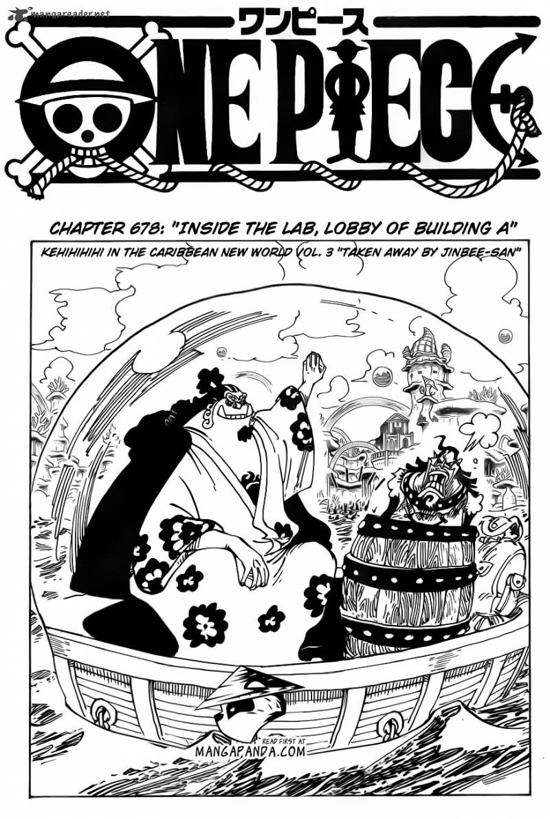 One Piece Chapter 678 - Page 3