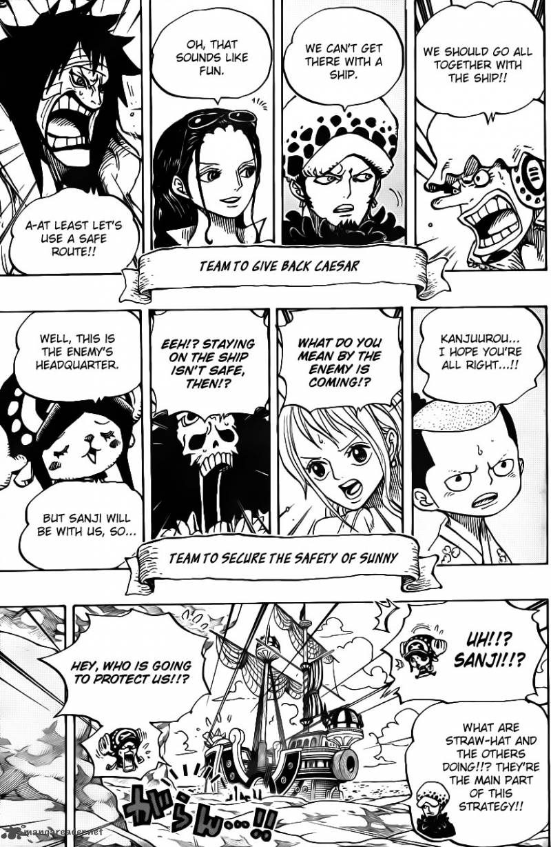 One Piece Chapter 701 - Page 9