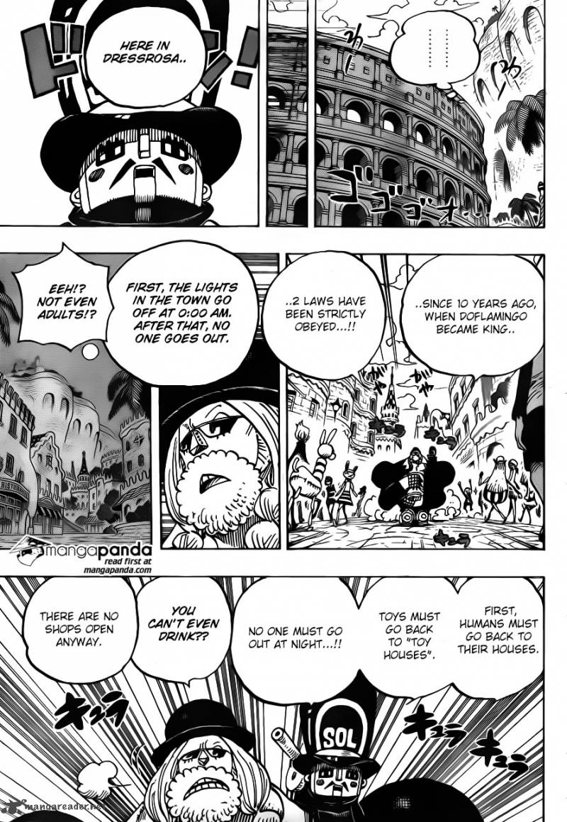 One Piece Chapter 717 - Page 9