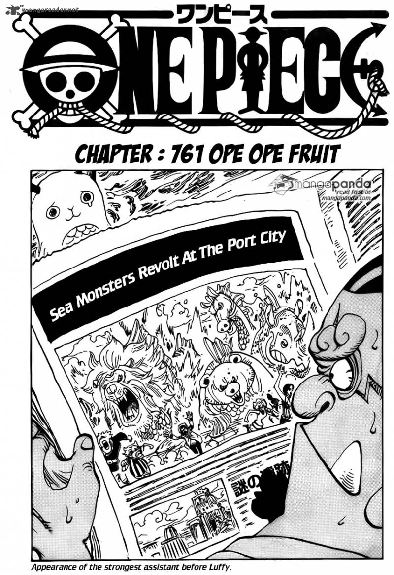 One Piece Chapter 761 - Page 1