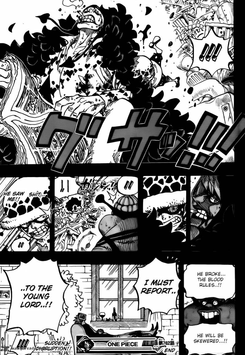 One Piece Chapter 762 - Page 16
