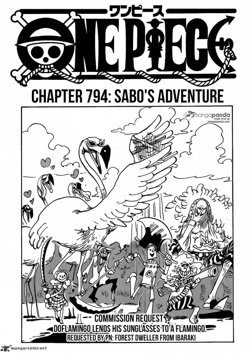 One Piece Chapter 794 - Page 1