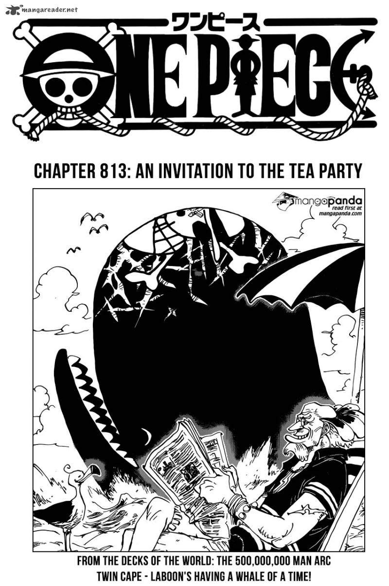 One Piece Chapter 813 - Page 1