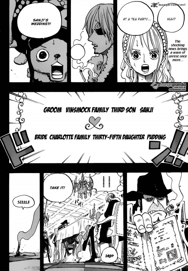 One Piece Chapter 813 - Page 2