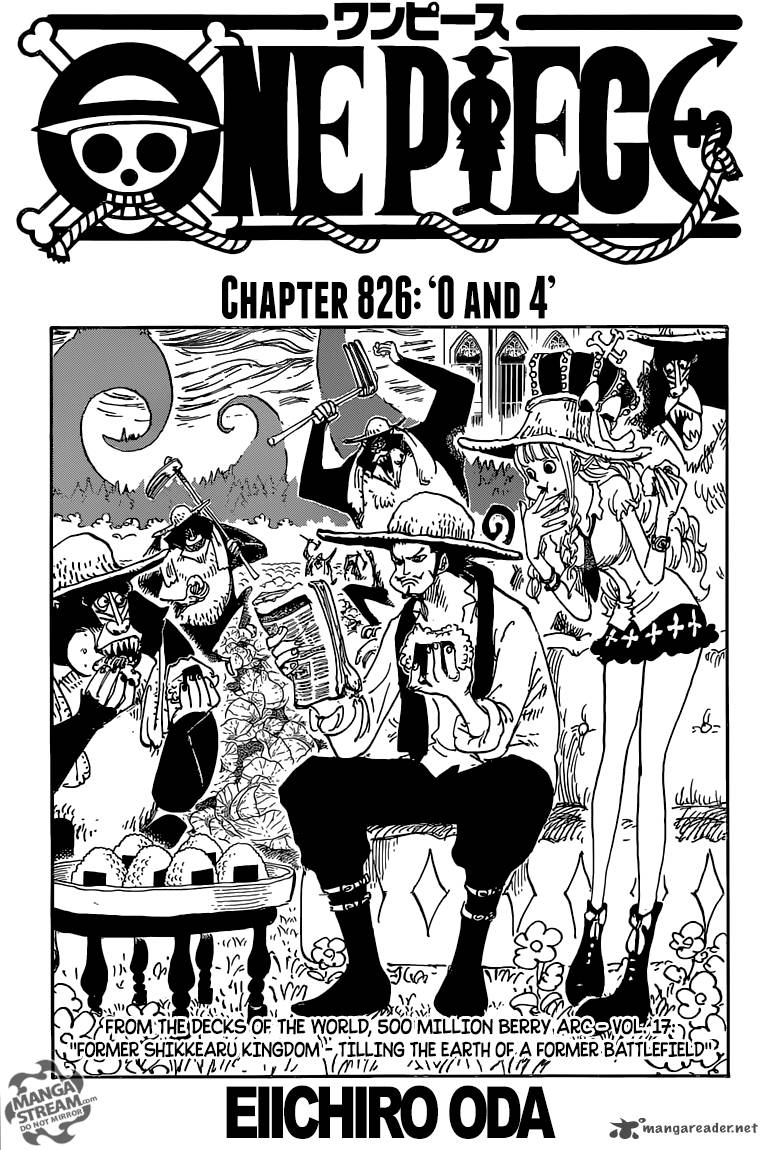 One Piece Chapter 826 - Page 1