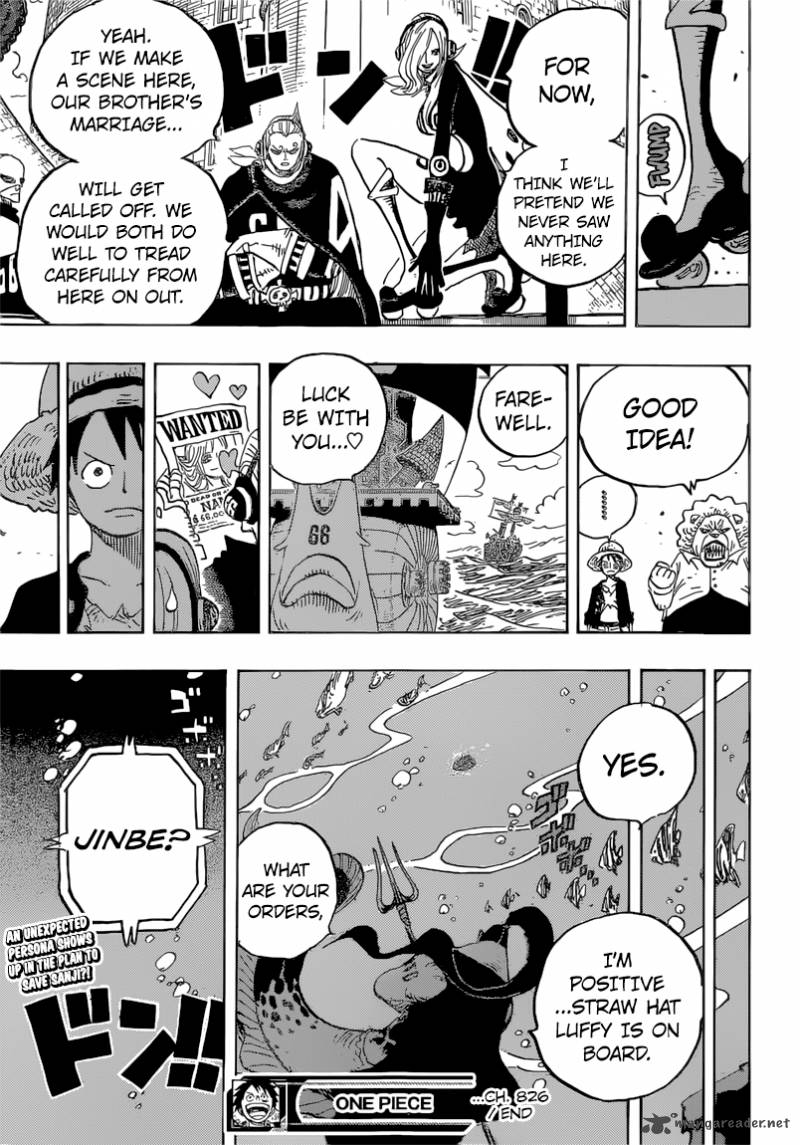 One Piece Chapter 826 - Page 19