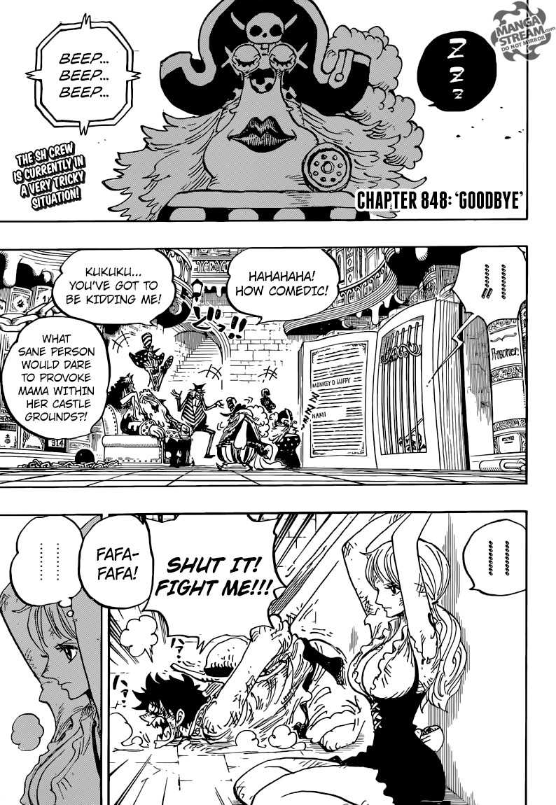 One Piece Chapter 848 - Page 3