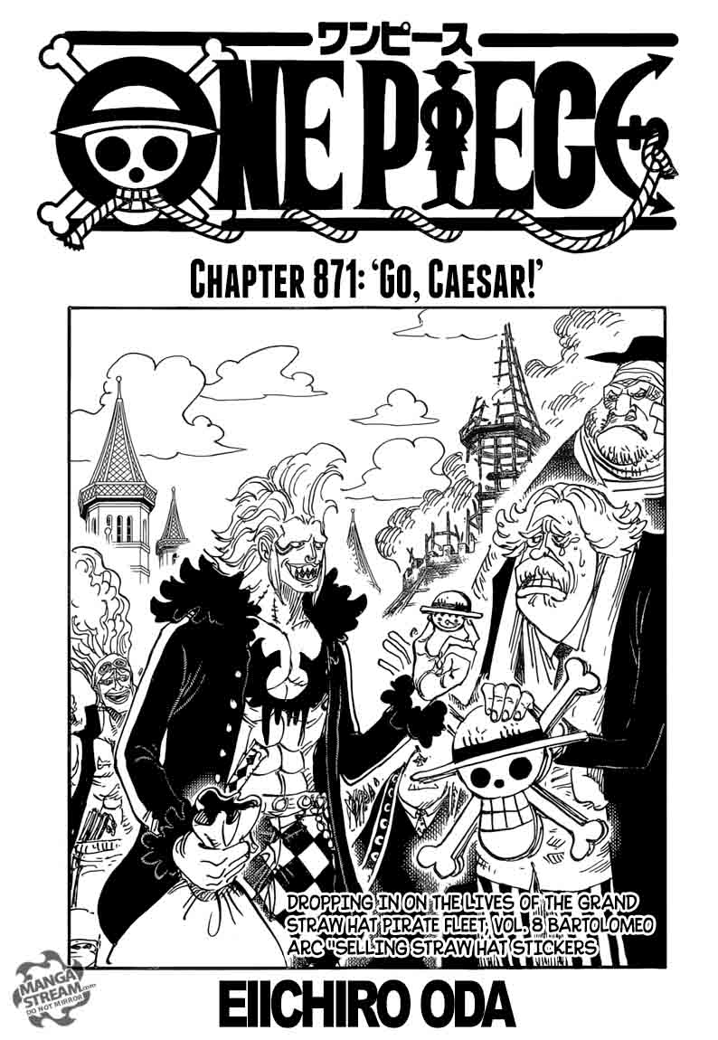 One Piece Chapter 871 - Page 1