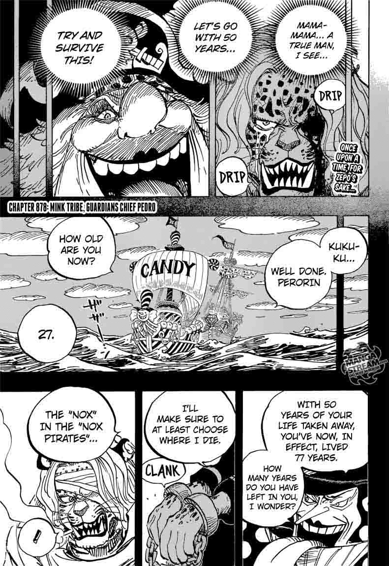 One Piece Chapter 878 - Page 3