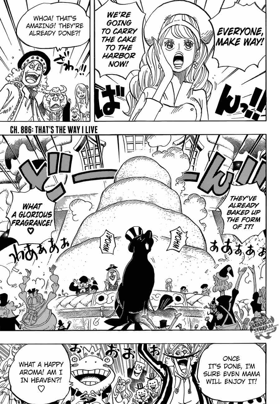 One Piece Chapter 886 - Page 2