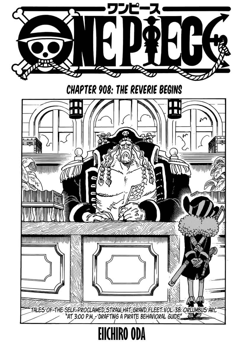 One Piece Chapter 908 - Page 1