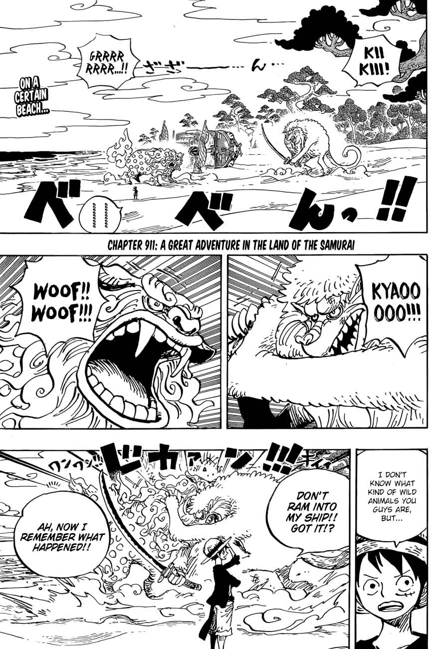 One Piece Chapter 911 - Page 2