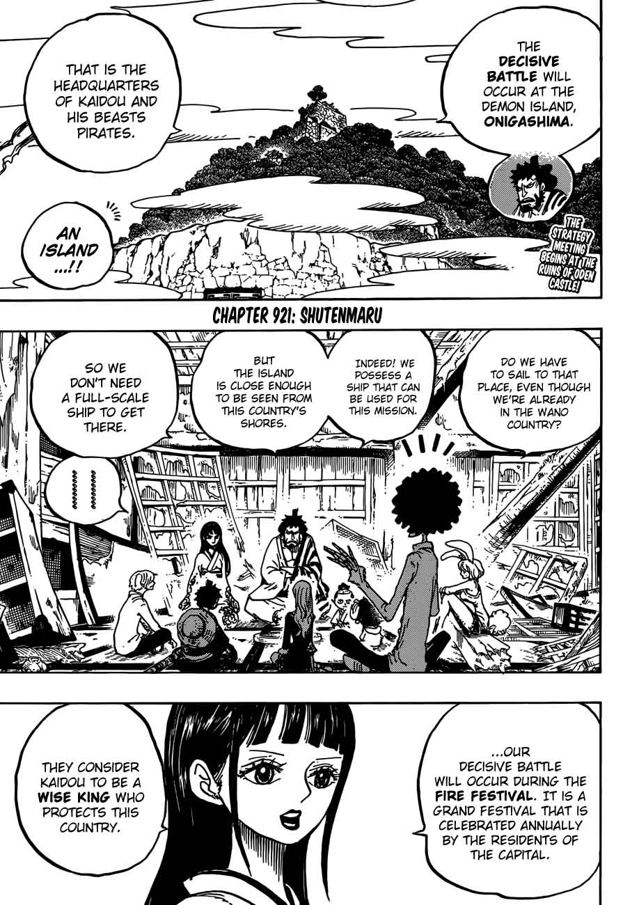 One Piece Chapter 921 - Page 3