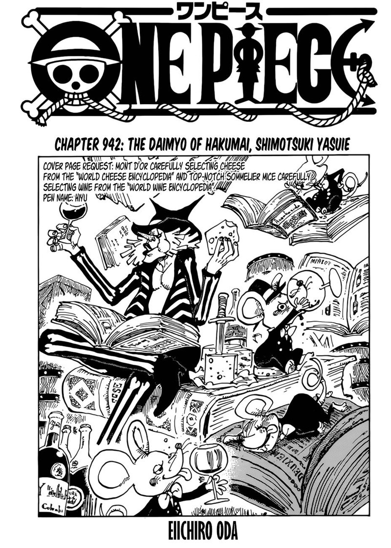 One Piece Chapter 942 - Page 1
