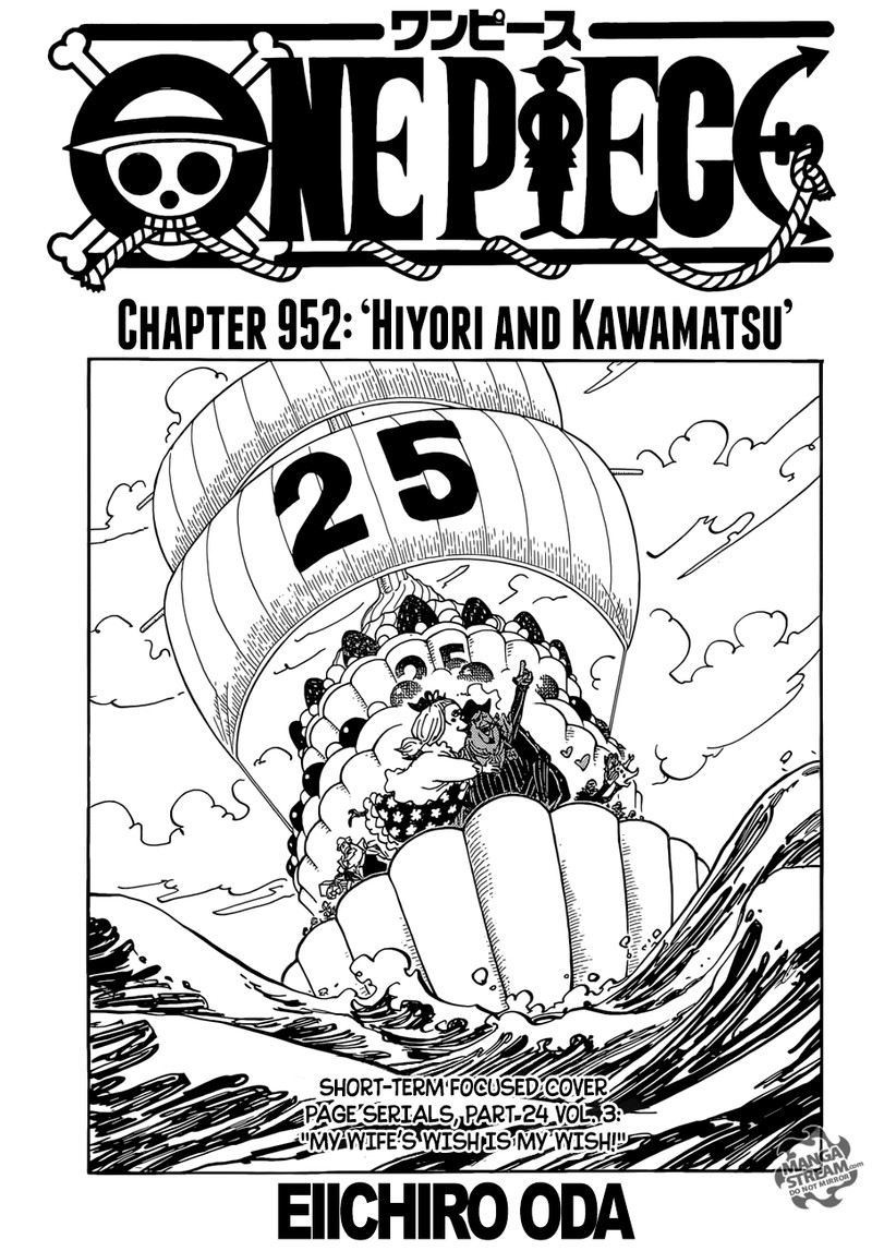 One Piece Chapter 952 - Page 1