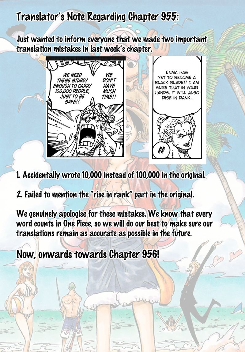 One Piece Chapter 956 - Page 1