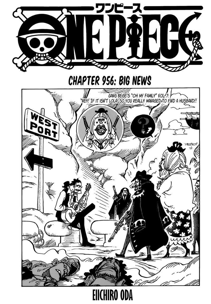 One Piece Chapter 956 - Page 2