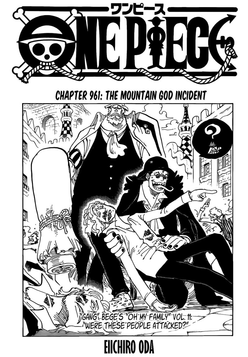 One Piece Chapter 961 - Page 1