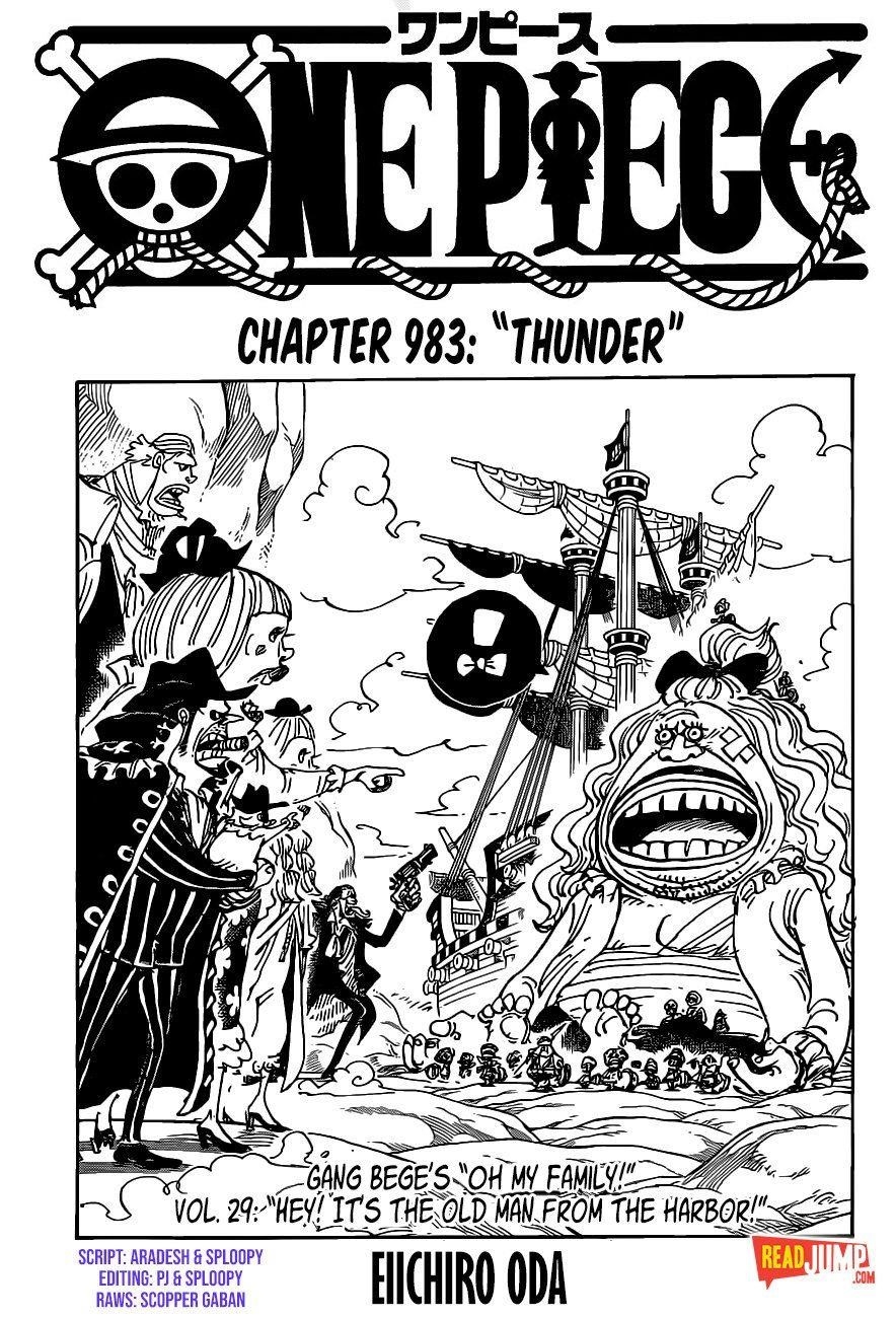 One Piece Chapter 983 - Page 1