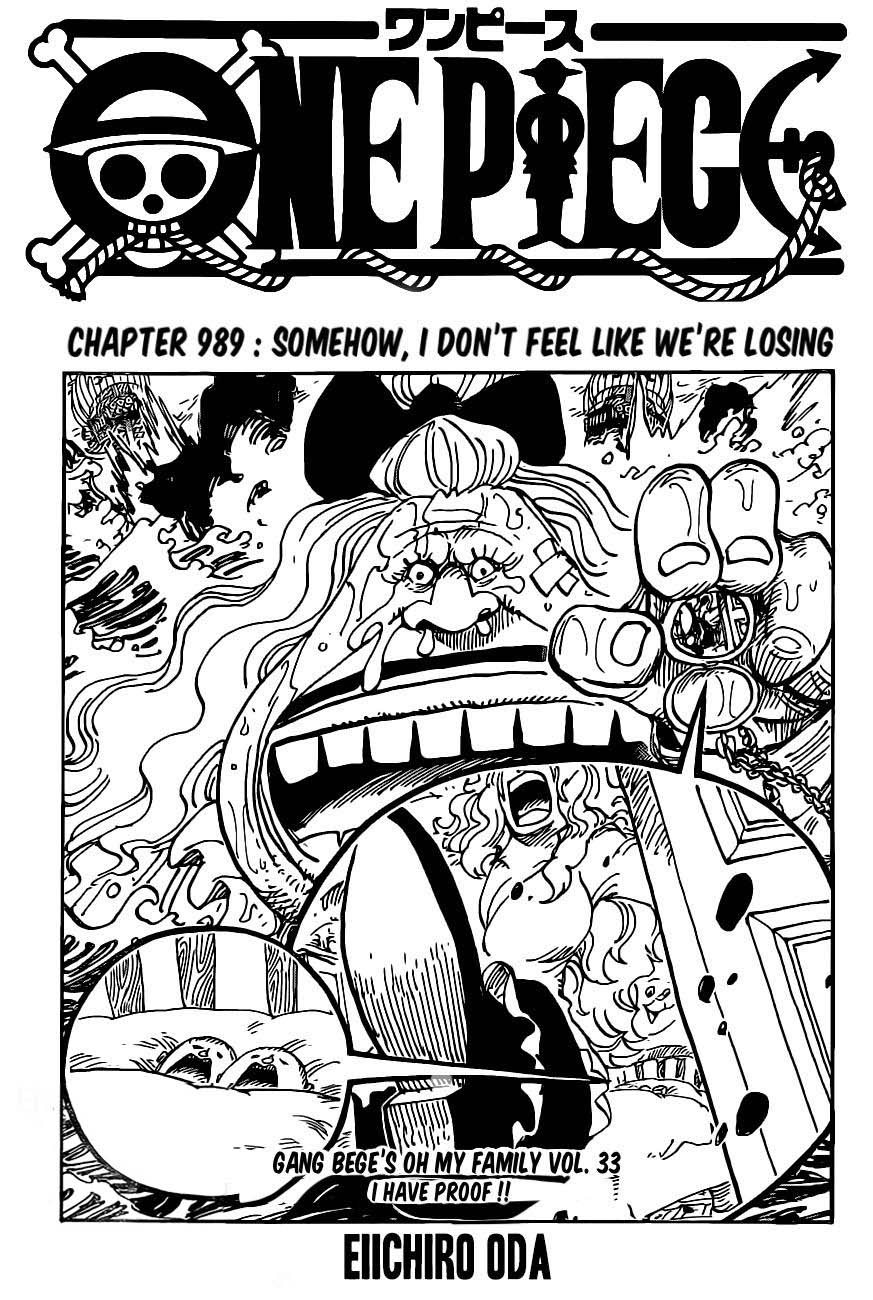 One Piece Chapter 989 - Page 1