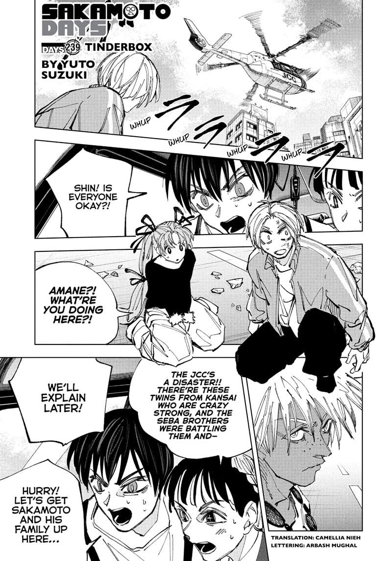 Sakamoto Days Chapter 239 - Page 1