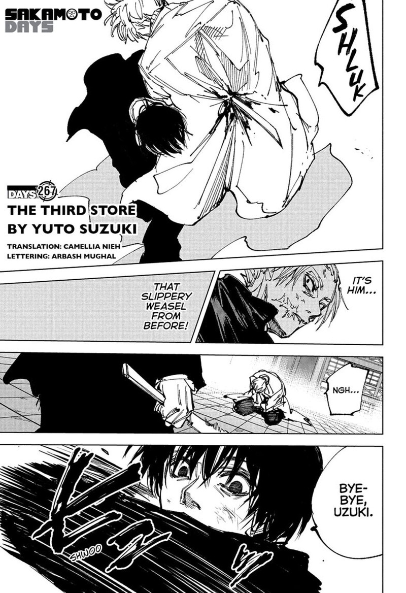 Sakamoto Days Chapter 267 - Page 1