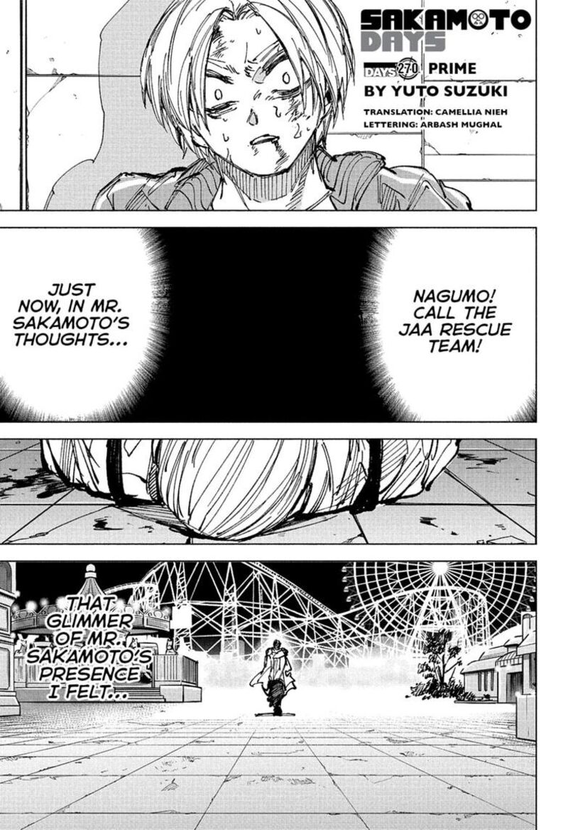 Sakamoto Days Chapter 270 - Page 1