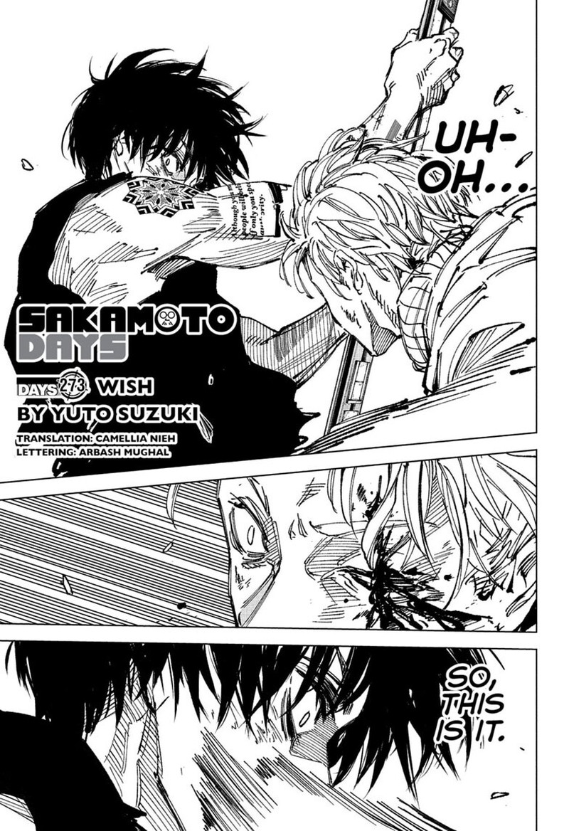 Sakamoto Days Chapter 273 - Page 1