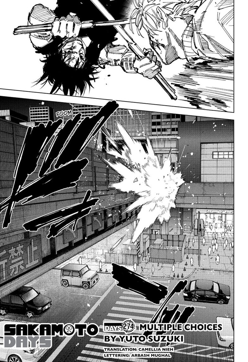 Sakamoto Days Chapter 274 - Page 1