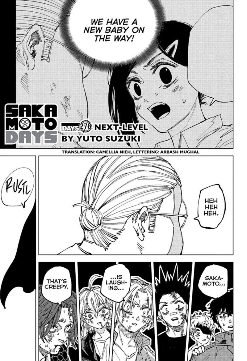 Sakamoto Days Chapter 278 - Page 1