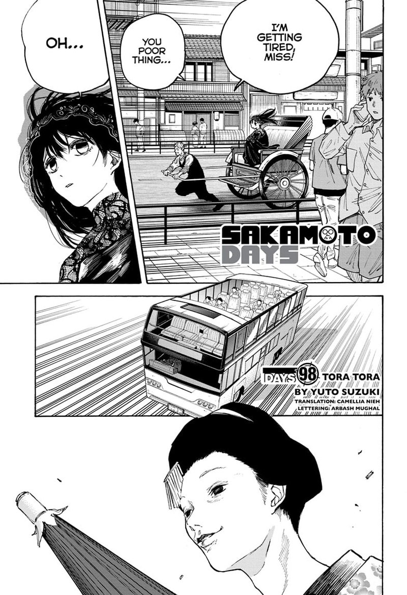 Sakamoto Days Chapter 98 - Page 1