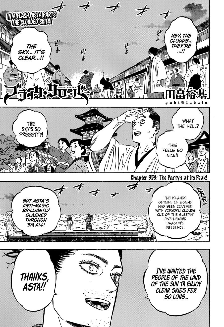 Black Clover Chapter 353 - Page 1
