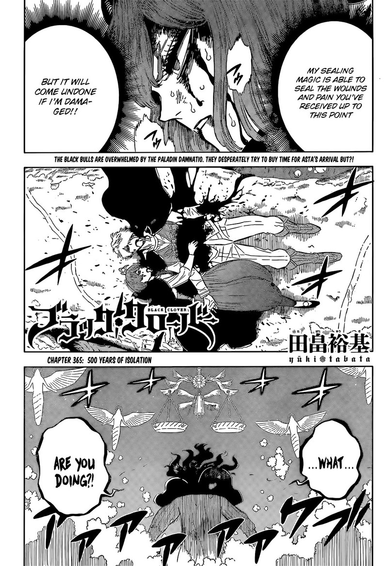Black Clover Chapter 365 - Page 1