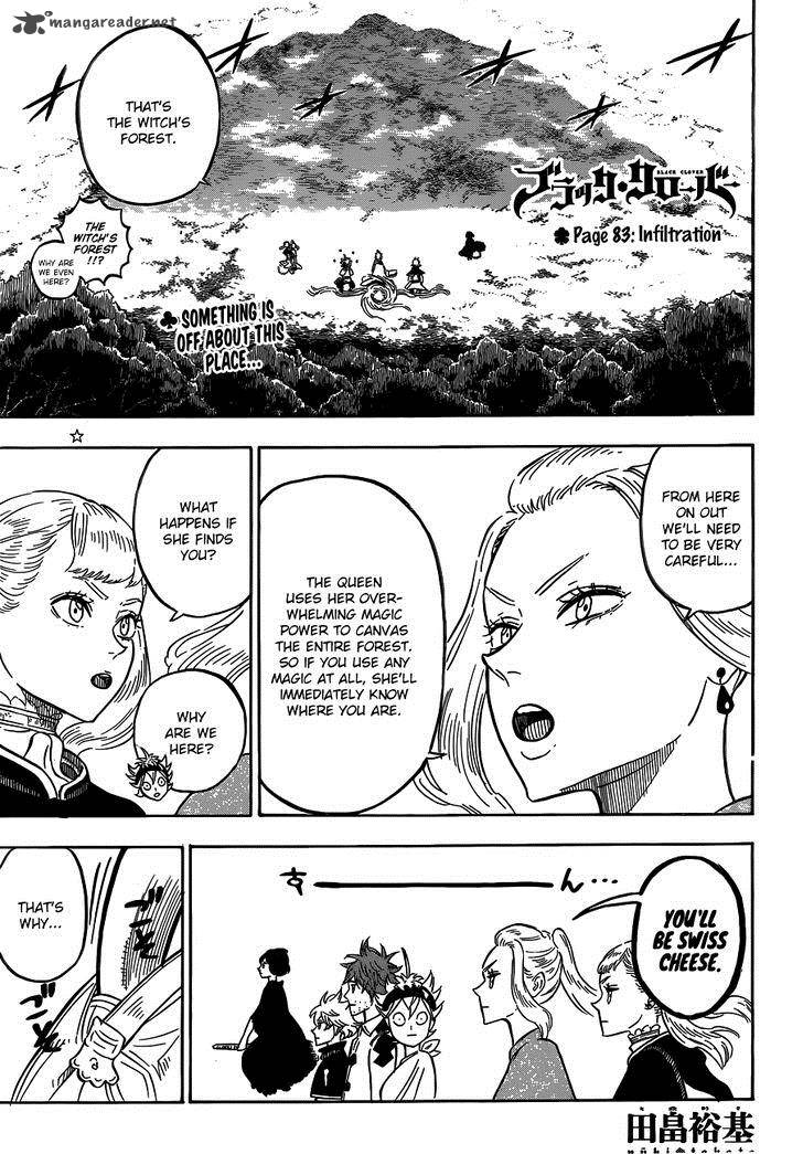 Black Clover Chapter 83 - Page 1