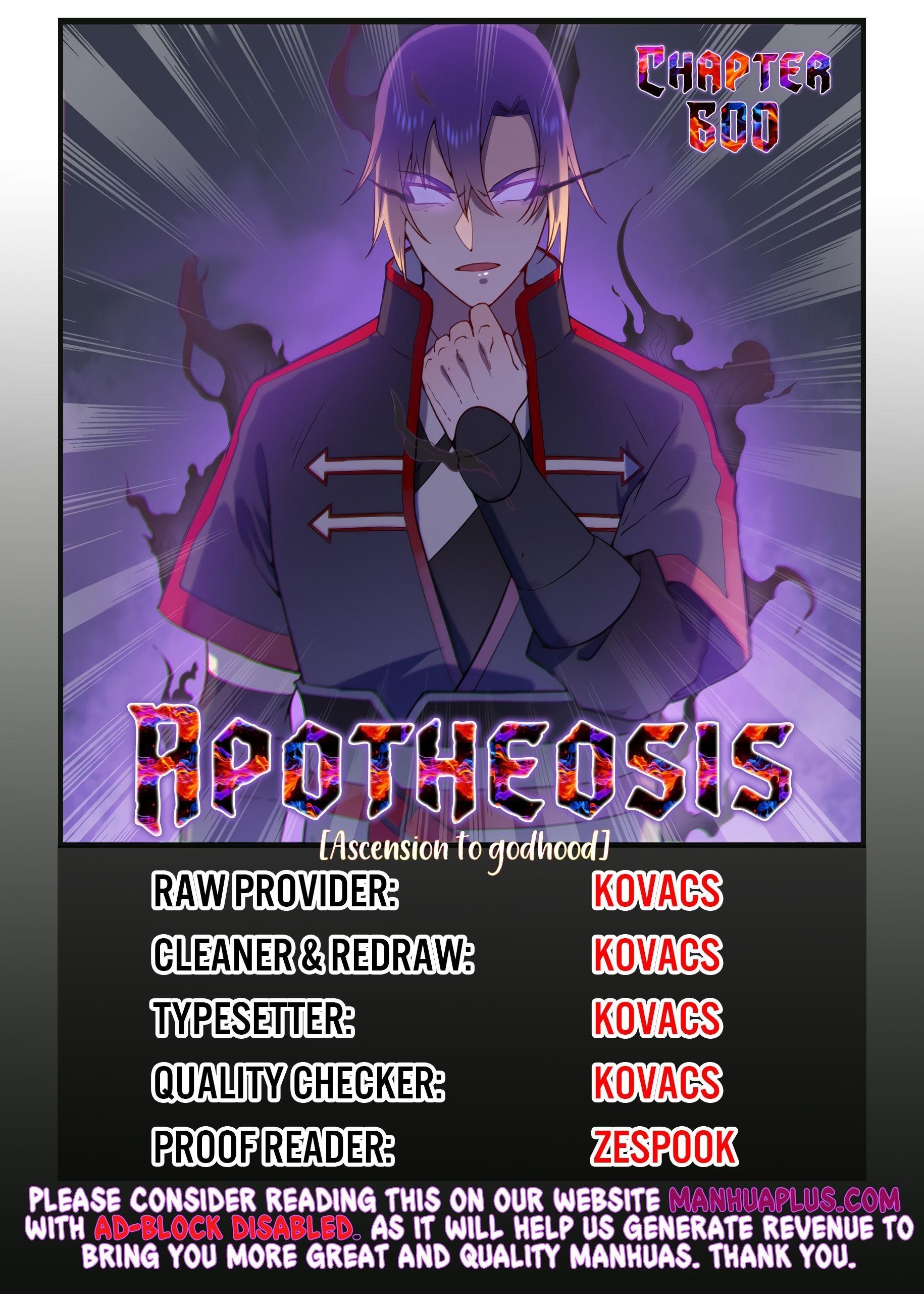 APOTHEOSIS Chapter 600 - Page 1