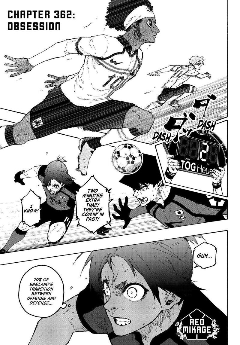 Blue Lock Chapter 362 - Page 1