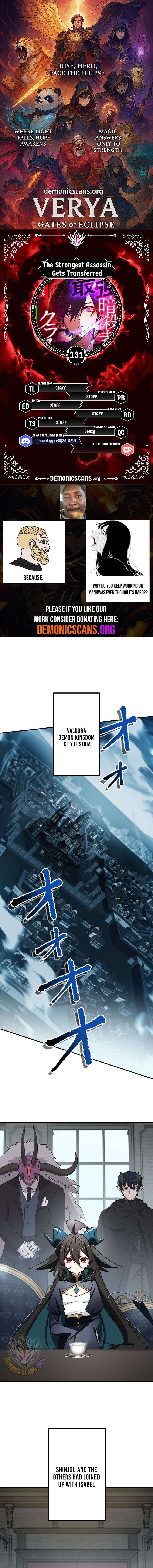 The Strongest Assassin Gets Transferred to Another World with His Whole Class Chapter 131 - Page 1