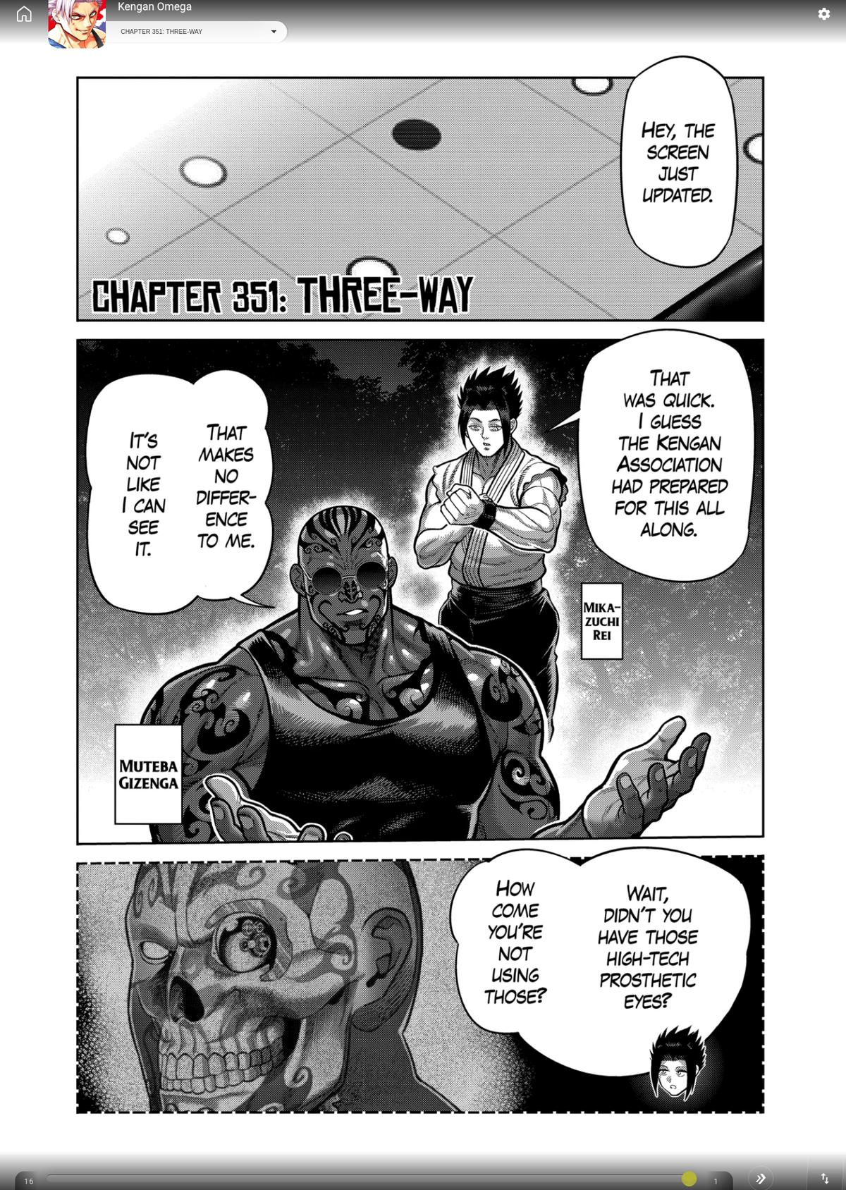 Kengan Omega Chapter 351 - Page 1