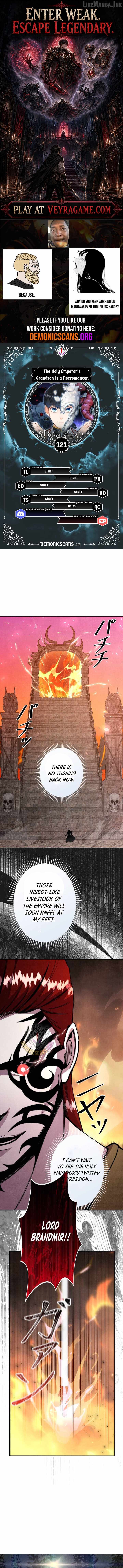 Holy Emperor’s Grandson is a Necromancer Chapter 121 - Page 1