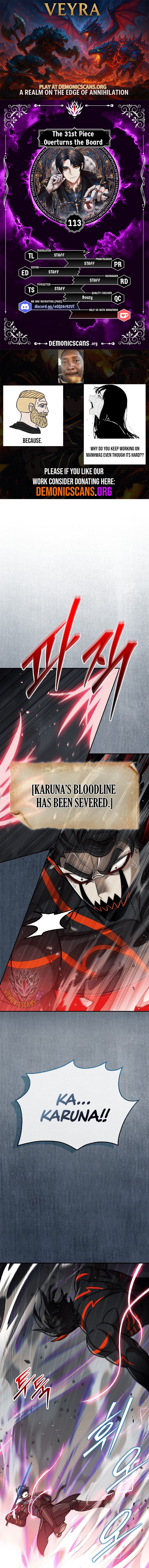 The 31st Piece Overturns the Board Chapter 113 - Page 1