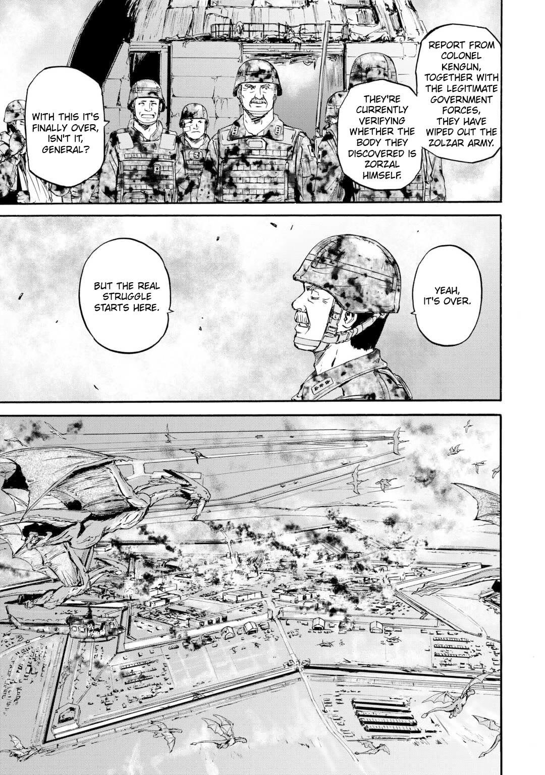 Gate – Jietai Kare No Chi Nite, Kaku Tatakeri Chapter 143.2 - Page 51