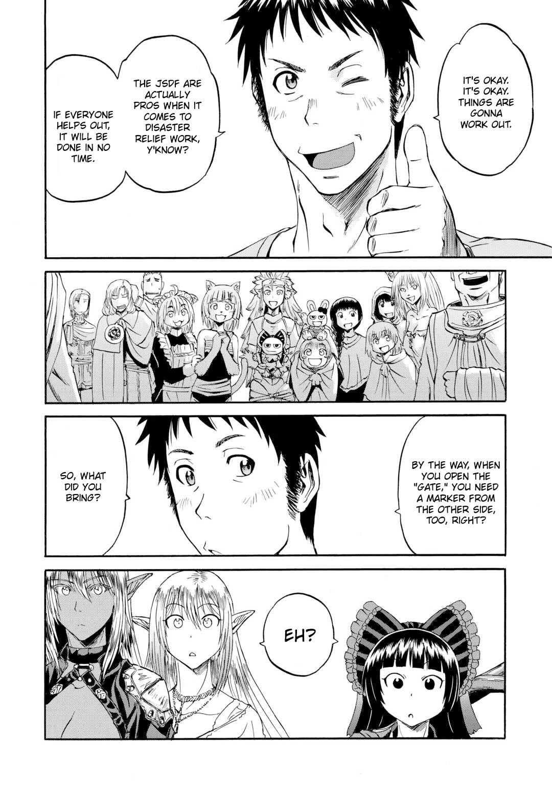 Gate – Jietai Kare No Chi Nite, Kaku Tatakeri Chapter 143.2 - Page 54