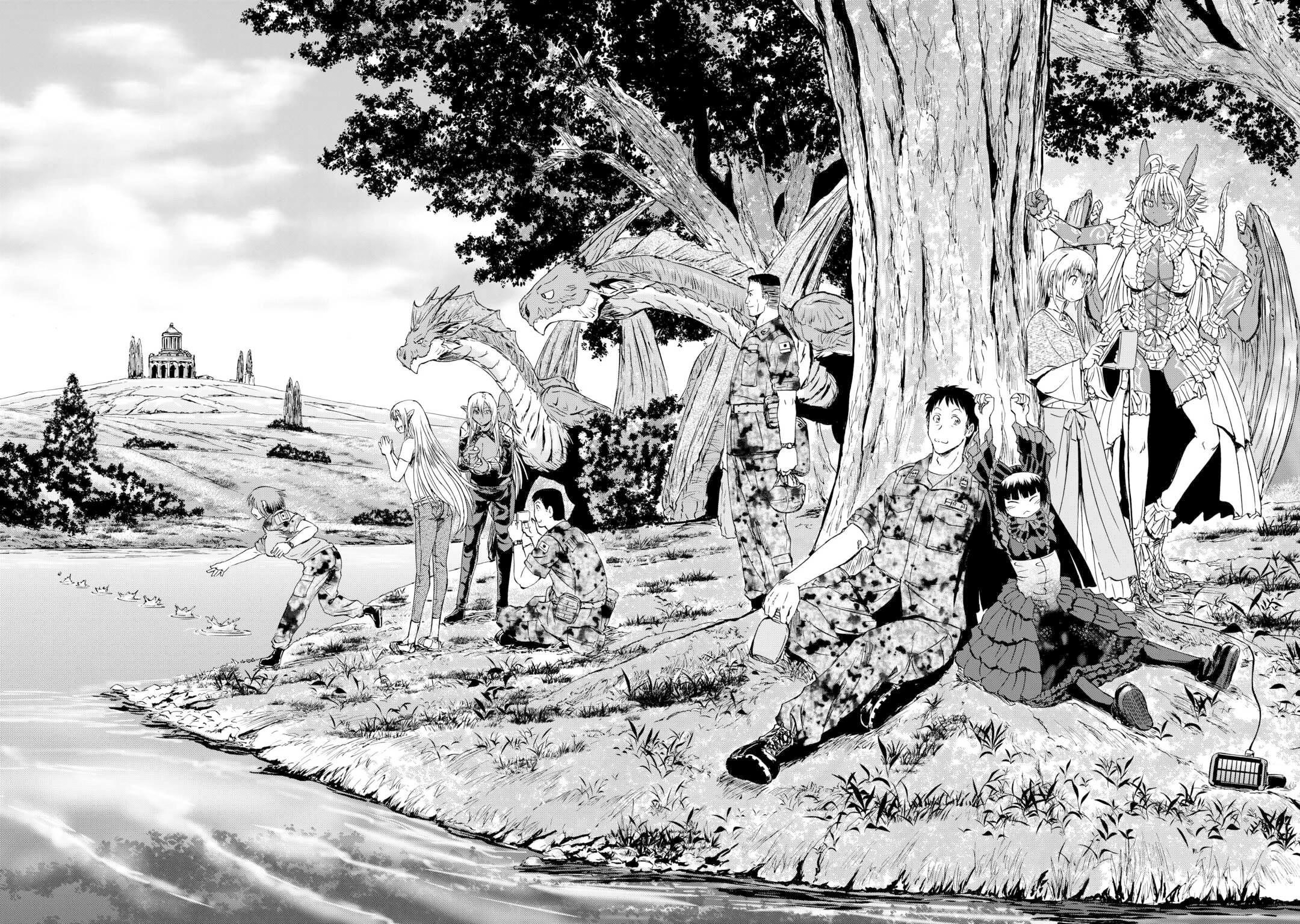 Gate – Jietai Kare No Chi Nite, Kaku Tatakeri Chapter 143.2 - Page 58