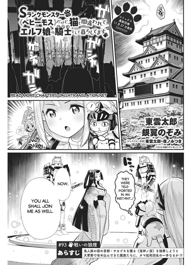 I Am Behemoth Of The S Rank Monster But I Am Mistaken As A Cat And I Live As A Pet Of Elf Girl Chapter 93 - Page 16