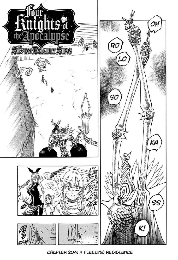 Mokushiroku no Yonkishi Chapter 204 - Page 1