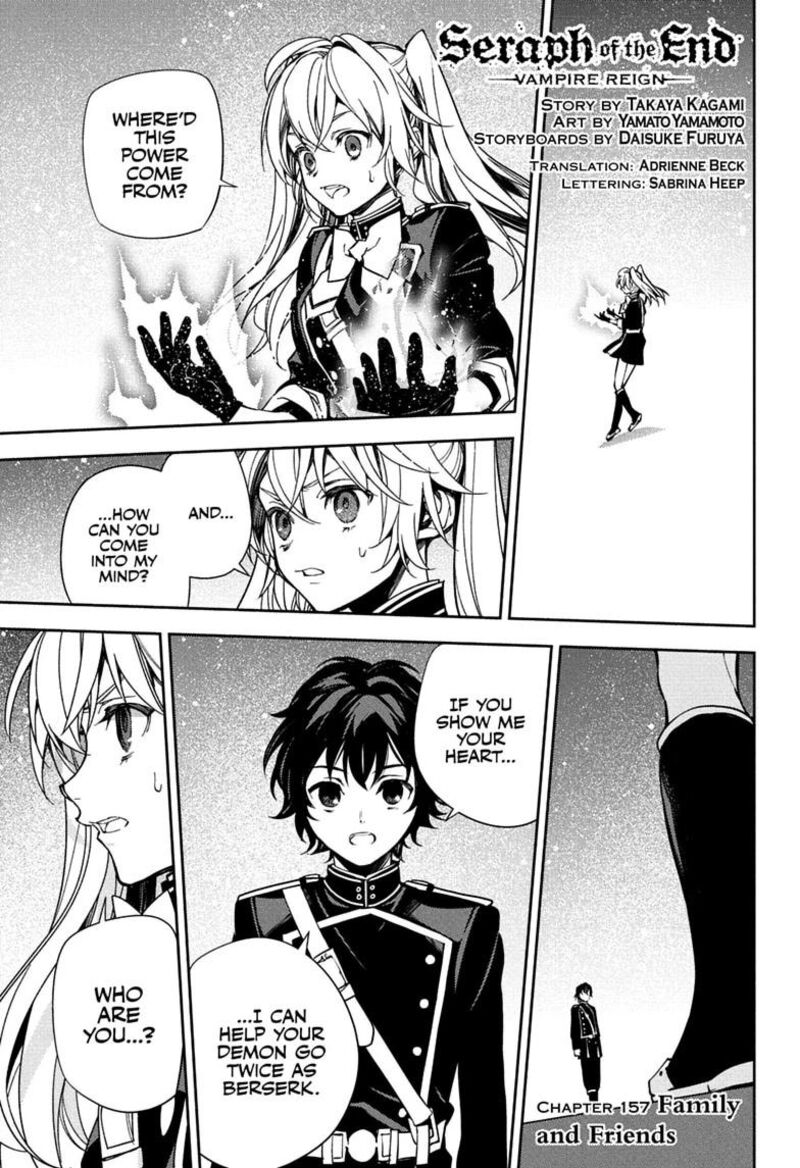 Seraph of the End: Vampire Reign Chapter 157 - Page 1