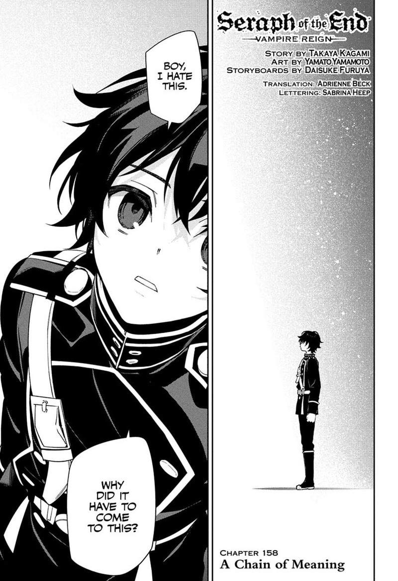 Seraph of the End: Vampire Reign Chapter 158 - Page 1