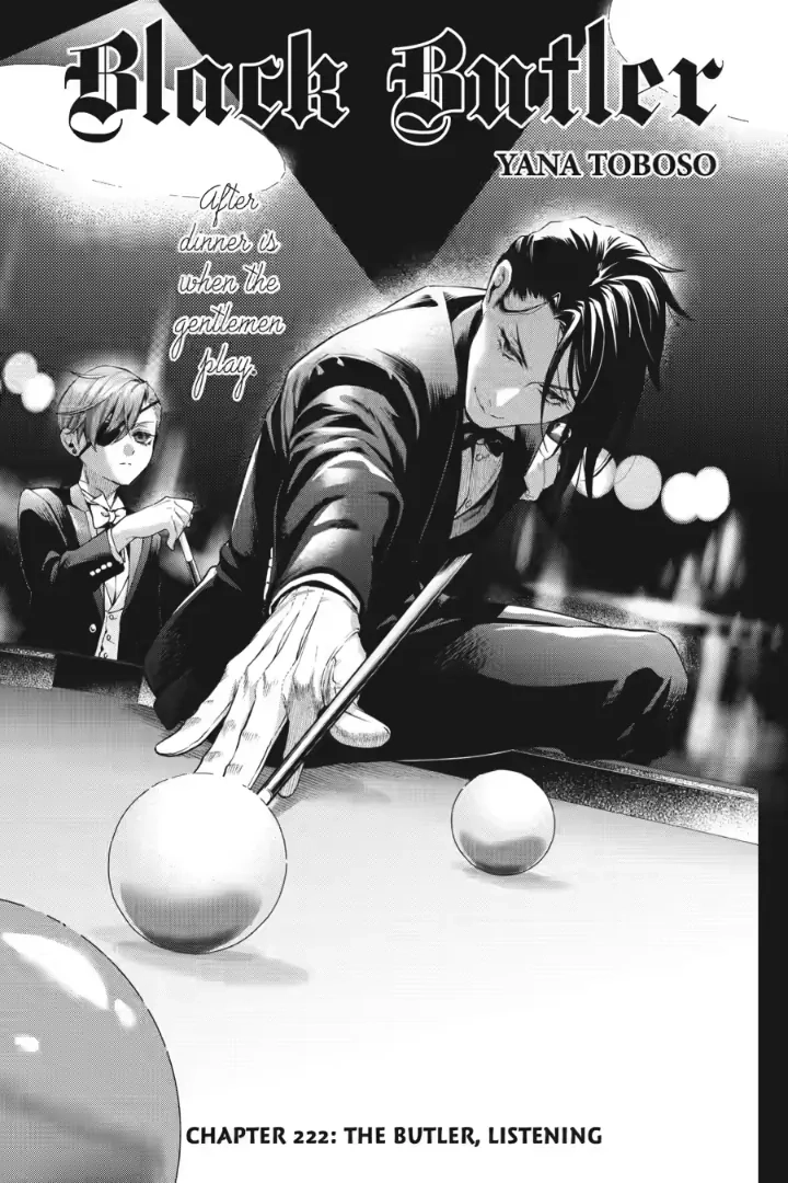 Kuroshitsuji Chapter 222 - Page 1
