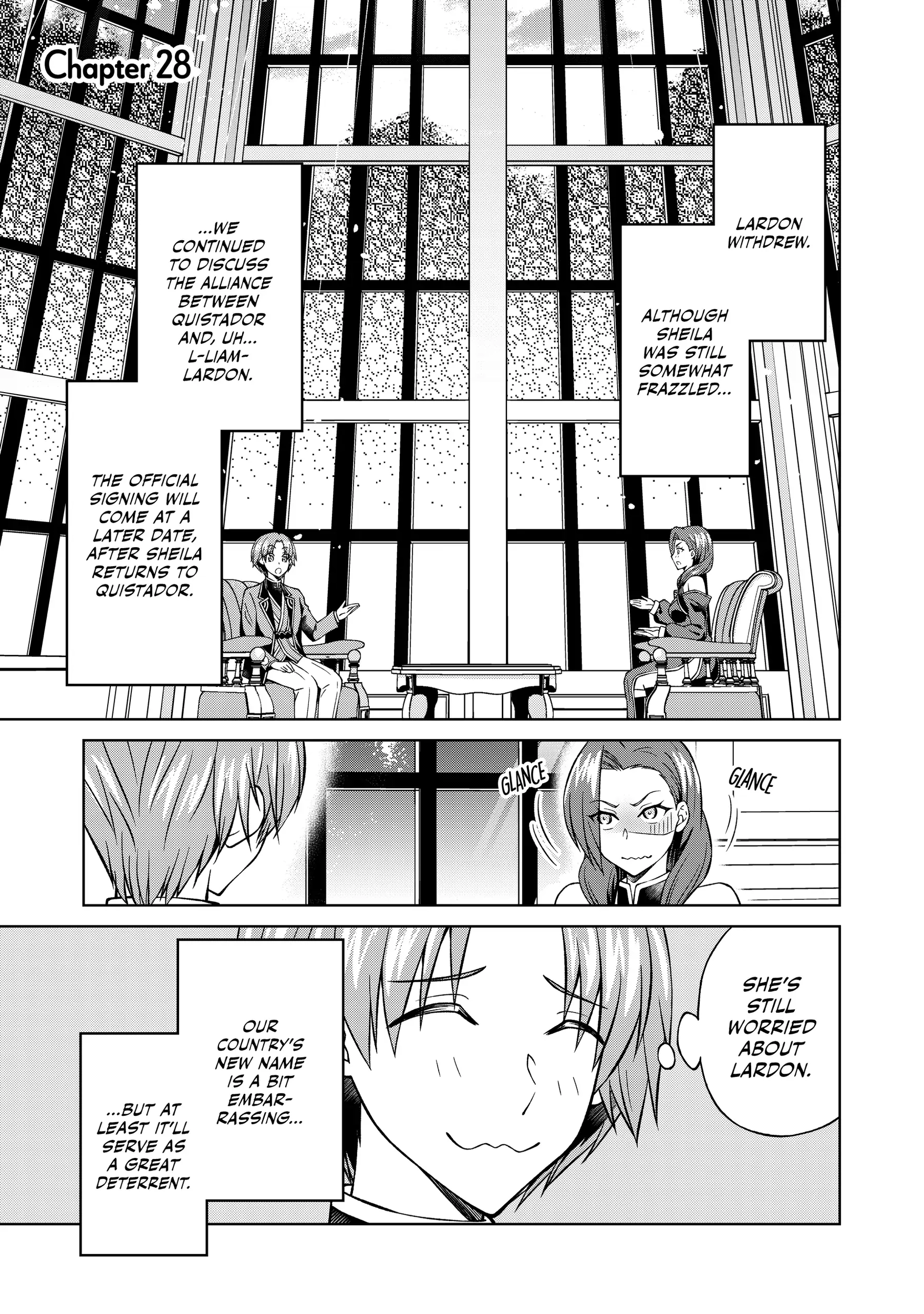 My Noble Family is Headed For Ruin, So I May As Well Study Magic In My Free Time Chapter 28 - Page 1